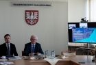 Wicemarszałek Józef Gawron podczas wystąpienia