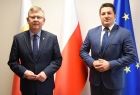 marszałek Witold Kozłowski oraz wójt Gnojnika