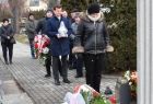 Iwona Gibas na cmentarzu w Jawiszowicach
