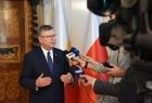 Marszałek Witold Kozłowski z mediami 