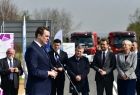 Przemówienie podczas otwarcia nowej drogi.