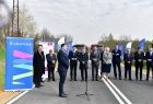 Uroczystość otwarcia drogi.