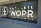 napis na ścianie - baner "Sądeckie WOPR"
