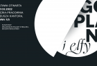 Na czarnym tle po prawej stronie napis Goplana i elfy. Po lewej: wystawa otwarta od 7.03.2022, Galeria-Pracownia Tadeusza Kantora, Sienna 7/5. Kuratorzy: Małgorzata Paluch-Cybulska, Bogdan Renczyński.