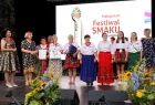 Laureaci Małopolskiego Festiwalu Smaku na scenie podczas wręczania nagród i wyróżnień 