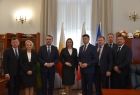 Wicemarszałek z delegacją ukraińską
