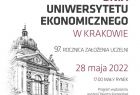 Plakat Koncertu z okazji Dnia Uniwersytetu Ekonomicznego w Krakowie.