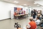 Konferencja, widok na uczestników z oddalenia