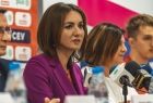 Marta Malec-Lech na konferencji prasowej