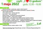 Napis Miłość Ludowa oraz przedstawienie programu wydarzenia