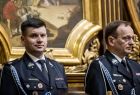 Wicemarszałek Łukasz Smółka podczas mszy świętej