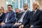 Premier Mateusz Morawiecki i wojewoda Łukasz Kmita.