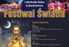 Program wydarzenia oraz napis Festiwal świateł