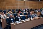 widok ogólny na obradujących radnych podczas LVII sesji Sejmiku Województwa Małopolskiego
