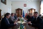 Marszałek Witold Kozłowski i przedstawiciele władz samorządowych z Małopolski i Turyngii. 