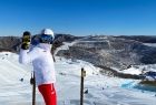 Aleksandra Król na stoku narciarskim