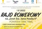 grafika promująca rajd rowerowy
