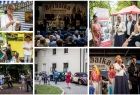 Kolaż ze zdjęć z pikniku retro