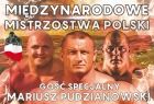 Plakat promocyjny imprezy z wizerunkami strongmanów