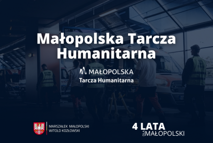Przejdź do: 4 lata dla Małopolski. Małopolska Tarcza Humanitarna – wyzwolona jedność regionu!