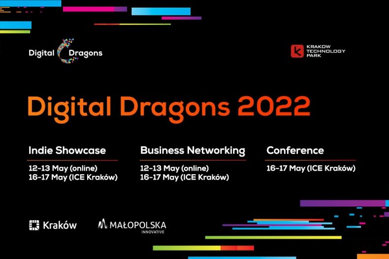 Plakat konferencji Digital Dragons 2022.