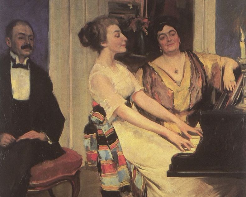 Konrad Krzyżanowski - "Przy fortepianie", 1904 r.