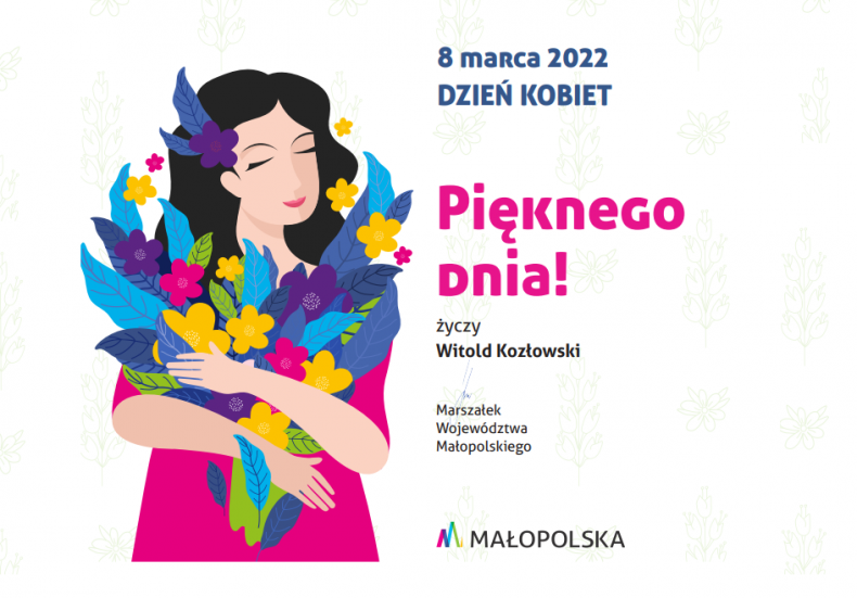 Grafika - Pięknego dnia kobiet