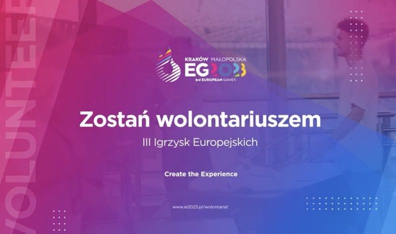 zostań wolontariuszem! plakat zachęcający