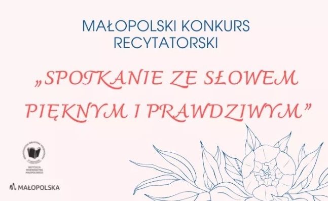 grafika - Małopolski konkurs Recytatorski