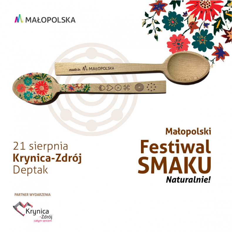 grafika zapraszająca na festiwal smaku