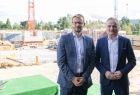 Rafał Stuglik i burmistrz Wadowic