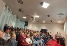 Prezentacja Małopolski na targach rowerowych w Utrechcie - sala konferencyjna