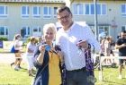 Iwona Gibas i burmistrz Sułkowic Artur Grabczyk