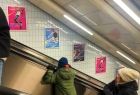 promocja Igrzysk Europejskich w sztokholmskim metrze