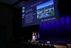 wicemarszałek Małopolski Łukasz Smółka przemawia podczas spotkania w Nowym Targu