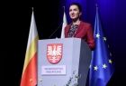 Marta Lech-Malec członek zarządu Małopolski przemawia podczas spotkania w Nowym Targu