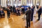 Przemówienie marszałka Witolda Kozłowskiego do publiczności. 