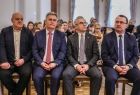 burmistrz Wacław Gregorczyk, prezes Marcin Nowak i starosta Wojciech Pałka