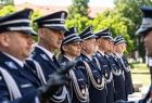 policjanci podczas uroczystości na Wawelu