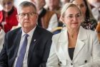 Marszałek Małopolski Witold Kozłowski wraz z Małżonką podczas uroczystości