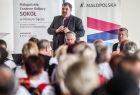 poseł Patryk Wicher przemawia podczas zjazdu
