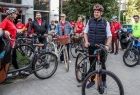 Łukasz Smółka na rowerze