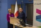 Marszałek Witold Kozłowski oraz Iwona Gibas z Zarządu Województwa Małopolskiego