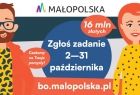 Plakat informujący o budżecie obywatelskim