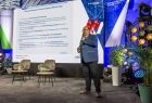 Ekspert podczas wystąpienia