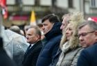 Radny Rafał Kosowski wśród przedstawicieli Sejmiku.