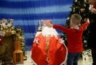 Wizyta św. Mikołaja w Rajsku, Iwona Gibas i dzieci