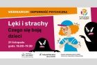 Lęki i strachy – czego boją się dzieci? Spotkanie online dla rodziców i nauczycieli w dniu 21 listopada o godzinie 18