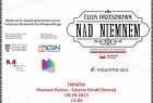 Grafika z logotypami Instytucji Województwa Małopolskiego oraz grafiką promocyjną Narodowego Czytana. Na dole dane adresowe: Tarnów, Ratusz - Galeria Sztuki Dawnej, 9.09.2023 r., 12.00.