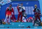 Oskar Kwiatkowski na podium